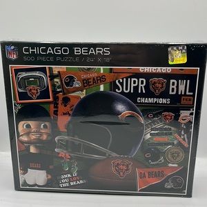 NFL 24" x 18" Chicago Bears Retro Series Puzzle - 500 Pieces